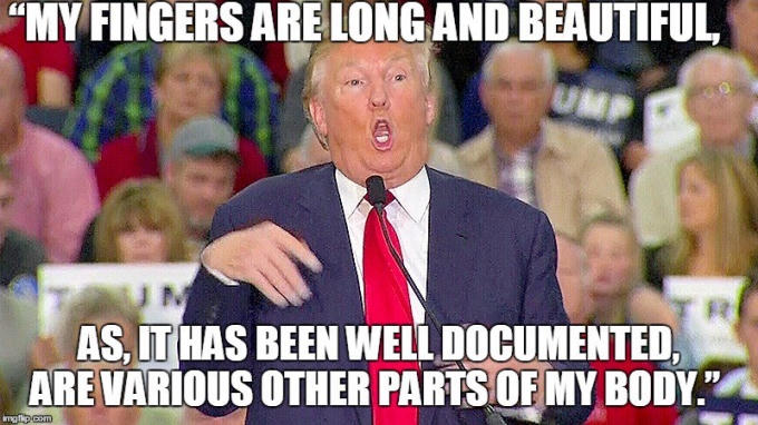 1 số hình ảnh trên tỷ phú Donald Trump trên Hashtag của bà Karen Bass. (Ảnh: Twitter)