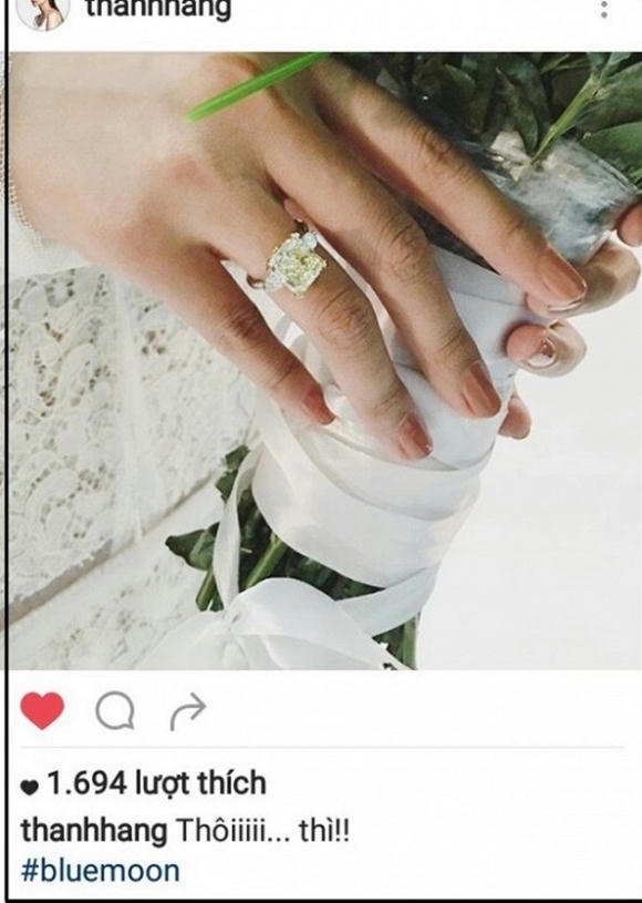 Status của Thanh Hằng vừa mới đăng đang gây xôn xao.