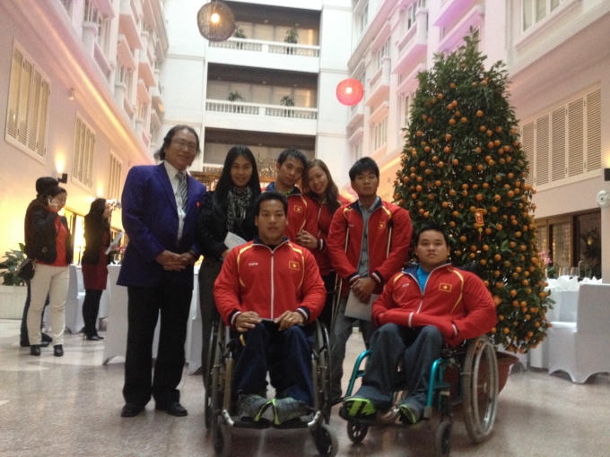 Với lực lượng VĐV đang sức trẻ, có thể gặt hái huy chương tại Paralympic. Ảnh: Thủy Nguyễn