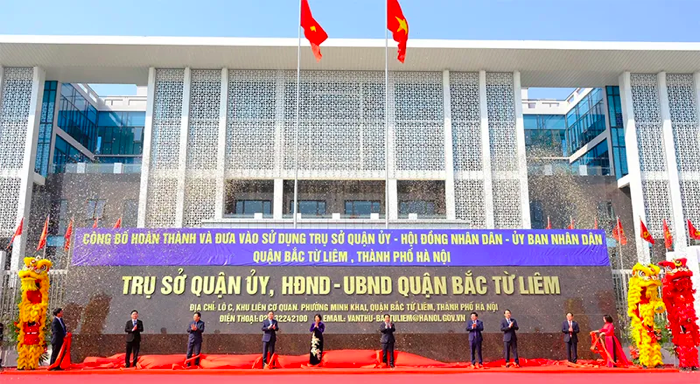 Trụ sở UBND quận Bắc Từ Liêm cũ sẽ là trụ sở UBND phường Tây Tựu.