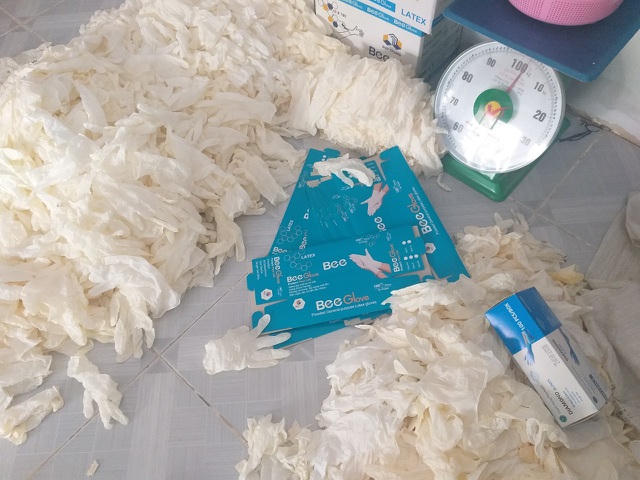 Số hàng hóa có dấu hiệu vi phạm.