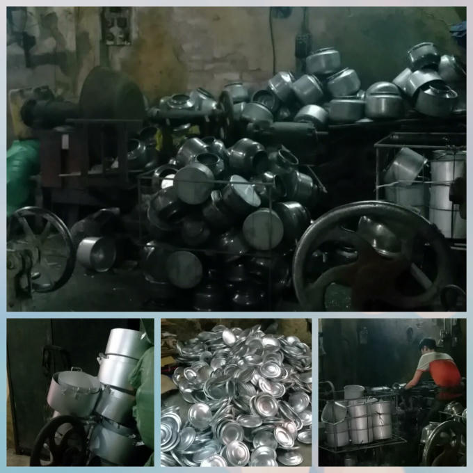 Phía bên trong cơ sở nhôm Quyết Thắng.