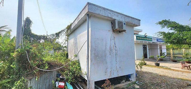 Một trạm quan trắc nước mặt trên địa bàn tỉnh Bạc Liêu