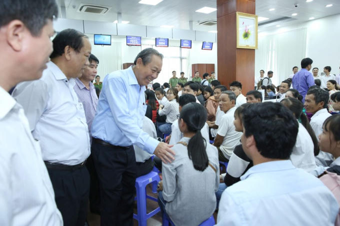 Phó thủ tướng Trương Hòa Bình làm việc với tỉnh Quảng Nam về công tác cải cách hành chính