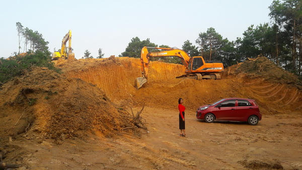 Hiện trường năm 2016 tại thôn Rọ Phải, xã Mai Pha. Ảnh Hà Thúy - Nhật Lam.