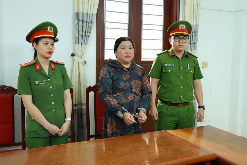 Bị can Nguyễn Thị Linh