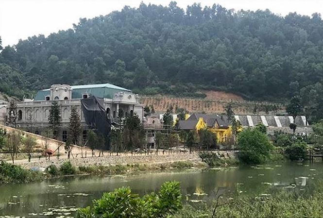 Công trình tổ hợp nghỉ dưỡng Hoàng Lê Gia Garden tại thôn Minh Tân, xã Minh Trí