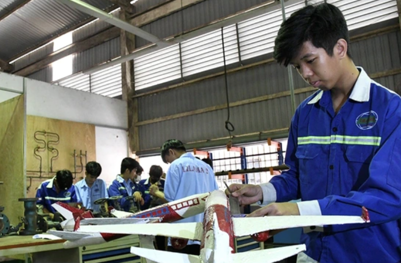 Nhân sự được đào tạo phục vụ sân bay Long Thành.