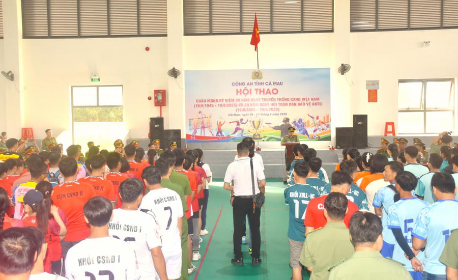 Quang cảnh Hội thao.
