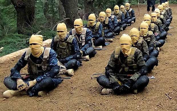 Tân binh IS tại trại huấn luyện. (Ảnh:longwarjournal)