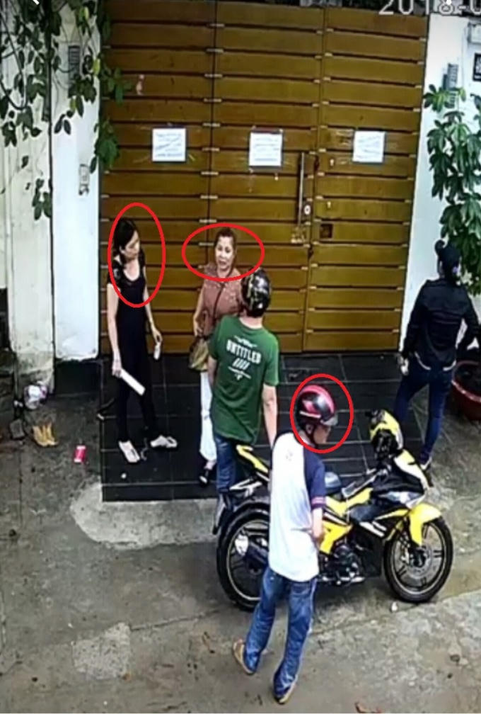 Có thể nhận diện những đối tượng đang khủng bố gia đình ông Kim.