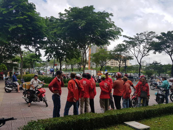 Với chính sách mới này, tài xế go-bike rất khó để đạt được số tiền thưởng.