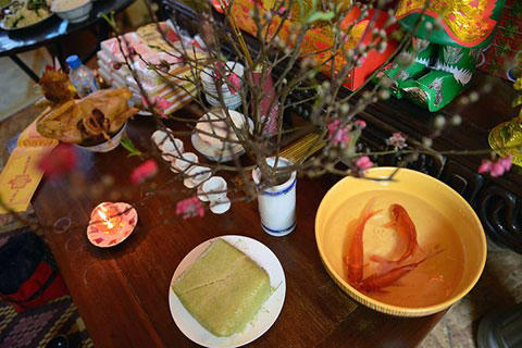 Cúng ông Công ông Táo (ảnh minh họa). Nguồn: Internet.