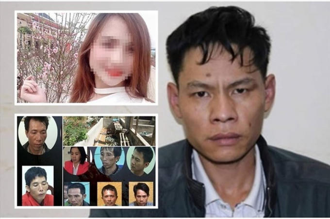 Các đối tượng liên quan vụ sát hại nữ sinh giao gà.