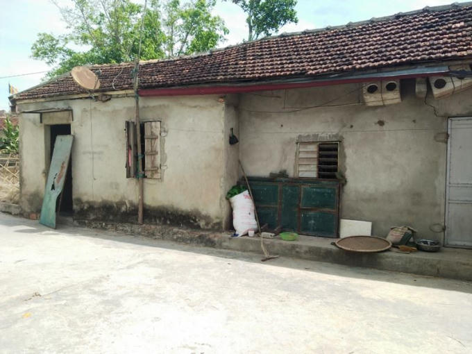 Ngôi nhà ông Kh nơi xảy ra sự việc.