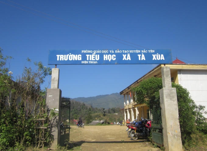 Trưởng tiểu học xã Tà Xùa nơi con chữ được gieo mầm.