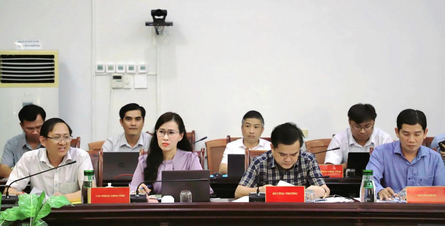 Đại diện Sở, ngành tỉnh An Giang tham gia cuộc họp