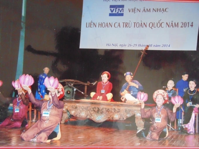 CLB Ca trù Đào Đặng giành giải đồng tại liên hoan Ca trù toàn quốc năm 2014