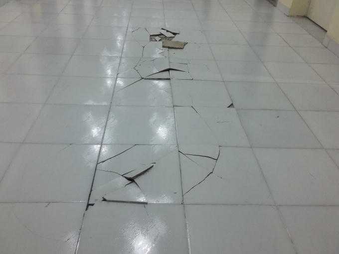 Kí túc xá vừa cho sinh viên vào ở từ đầu tháng 9.