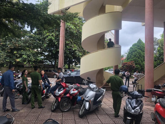Hiện trường phát hiện sự việc.
