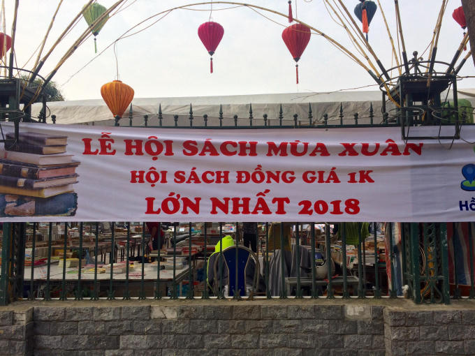 Lễ hội sách mùa Xuân được tổ chức tại Hồ Văn (58 Văn Miếu Quốc Tử Giám, Hà Nội).