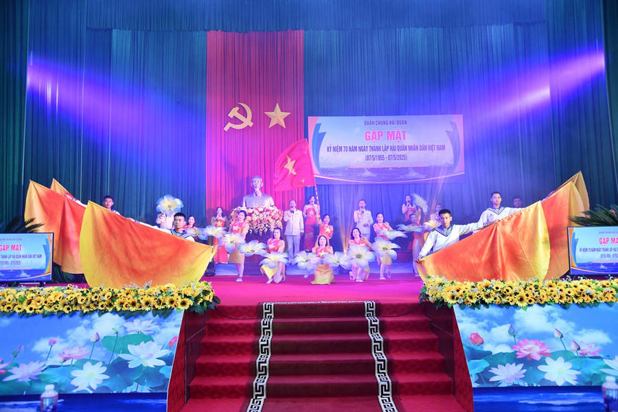 Một tiết mục văn nghệ chào mừng