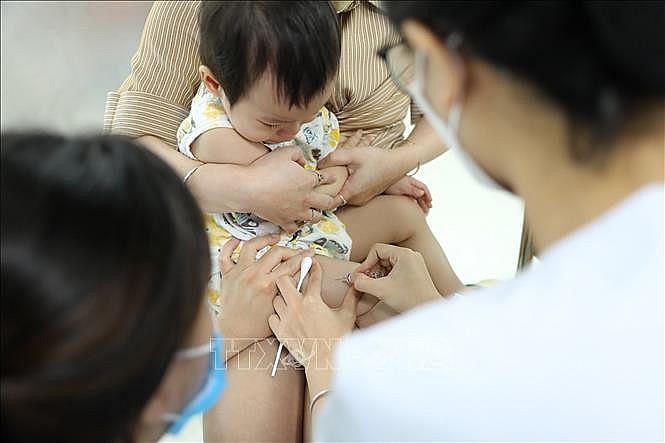 Ghi nhận 131 ca mắc bệnh sởi trong 1 tuần tại Hà Nội. (Ảnh: TTXVN)