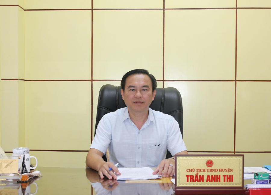 Ông Trần Anh Thi - Chủ tịch UBND huyện Vĩnh Lợi (tỉnh Bạc Liêu).