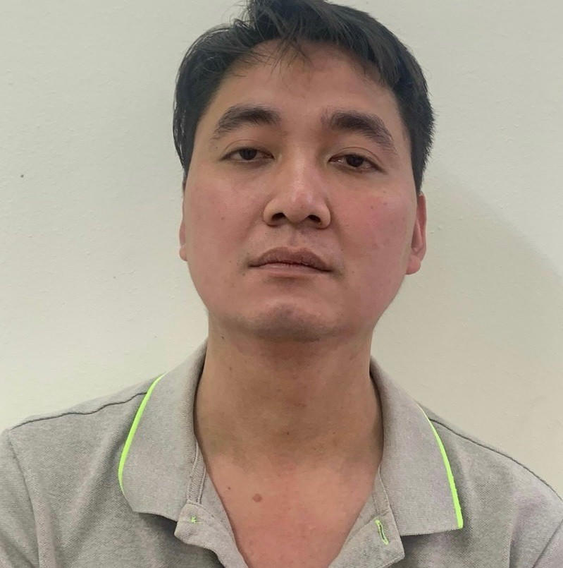 Đối tượng Nguyễn Huy Hưng. Ảnh Công an Hà Nội