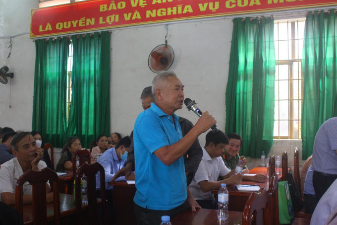 Cử tri Sông Trầu mong muốn xử lý tình trạng ô nhiễm.