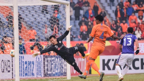 Hà Nội FC không có lực lượng tốt nhất ở trận gặp Shandong Luneng. (Ảnh: AFC)