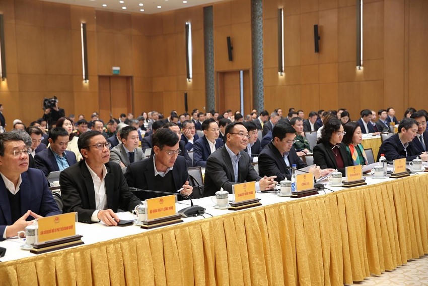 Đại diện các doanh nghiệp Nhà nước có mặt trong buổi hội nghị.