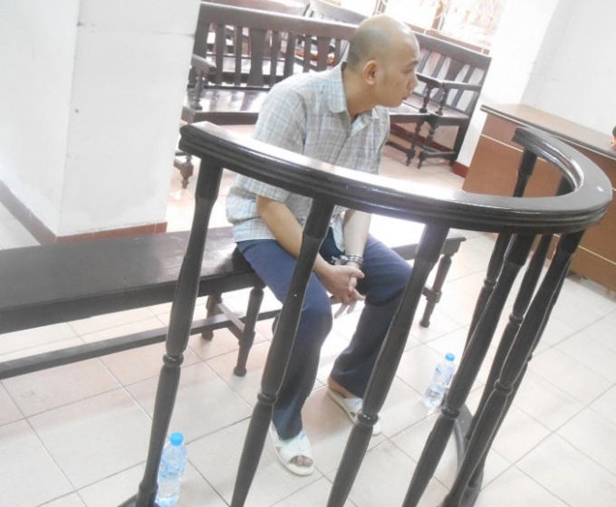 Bị cáo Triệu Minh Tuấn tại phiên tòa phúc thẩm (Ảnh: Nguyễn Xinh)