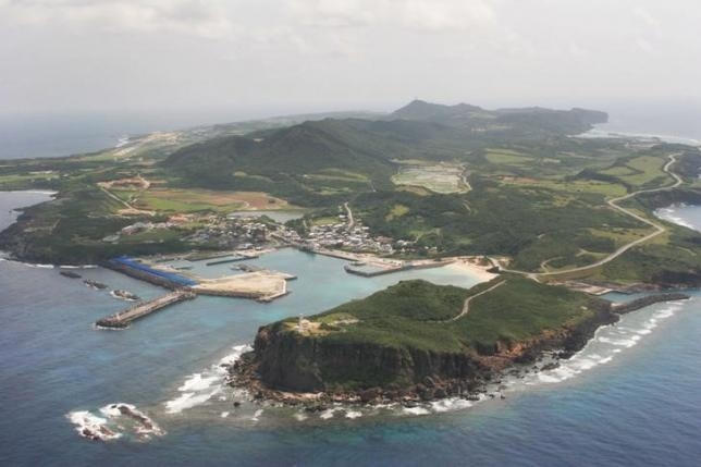 Trạm radar mới đặt trên đảo Yonaguni, quận Okinawa. (Ảnh: Reuters)