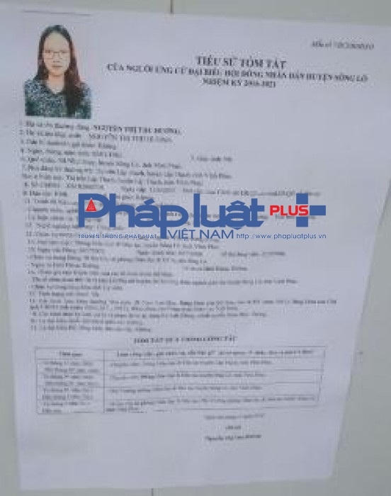 Nghi vấn về việc "gian lận" hồ sơ Đảng viên của bà Hương