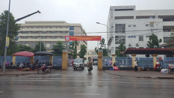 Bệnh viện đa khoa tỉnh Bắc Ninh, nơi nạn nhân Choi Suk Won được chuyển đến. Ảnh: Huy Trung