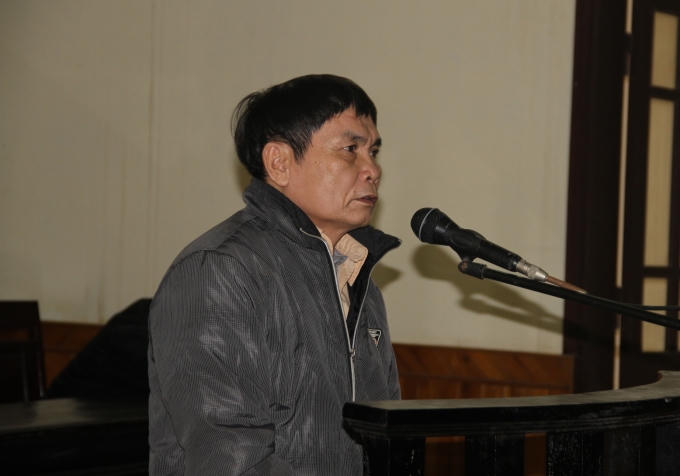 Bị cáo Đoàn Thanh Tâm tại phiên tòa sơ thẩm.