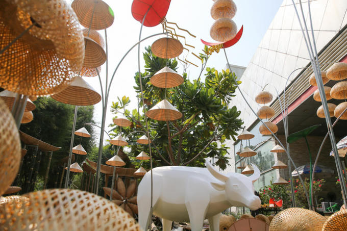 Các tiểu cảnh trang trí Đường hoa