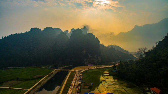 Non nước Lâm Bình (Tuyên Quang) qua góc nhìn của nhiếp ảnh Lưu Minh Phụng.