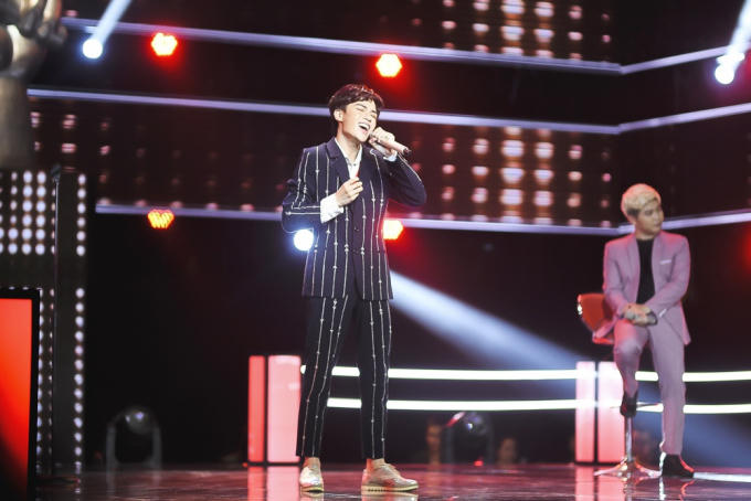 The Voice: Lam Trường th&aacute;ch đấu Thu Phương v&agrave; gi&agrave;nh chiến thắng