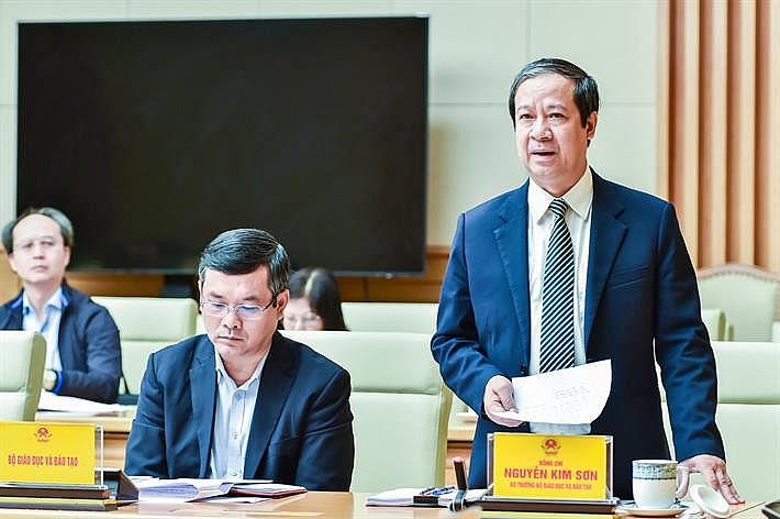 Bộ trưởng Bộ GD&ĐT Nguyễn Kim Sơn.