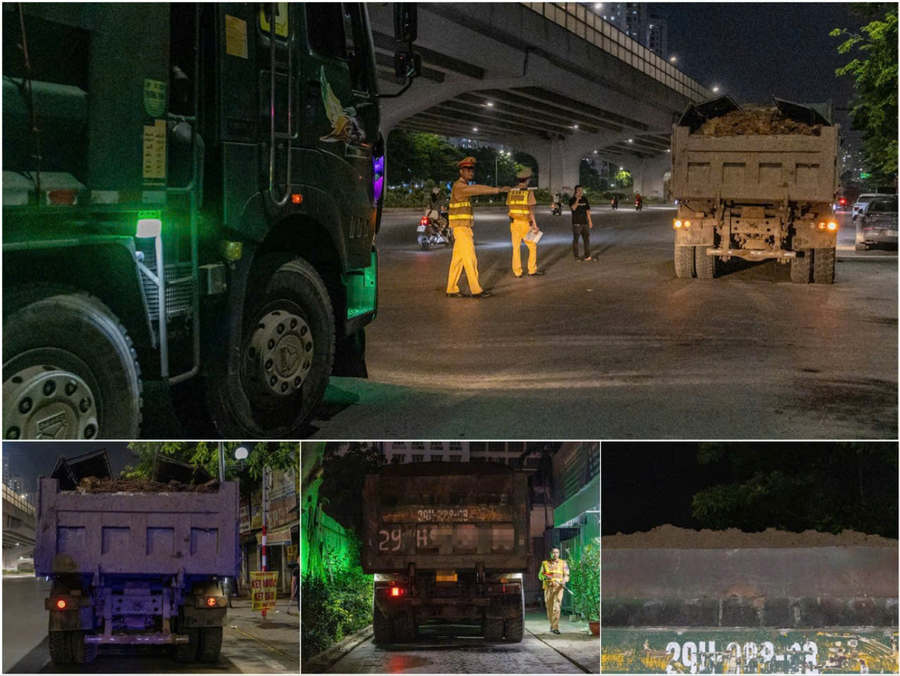 Công an Hà Nội xử lý 555 trường hợp chở hàng quá tải trọng