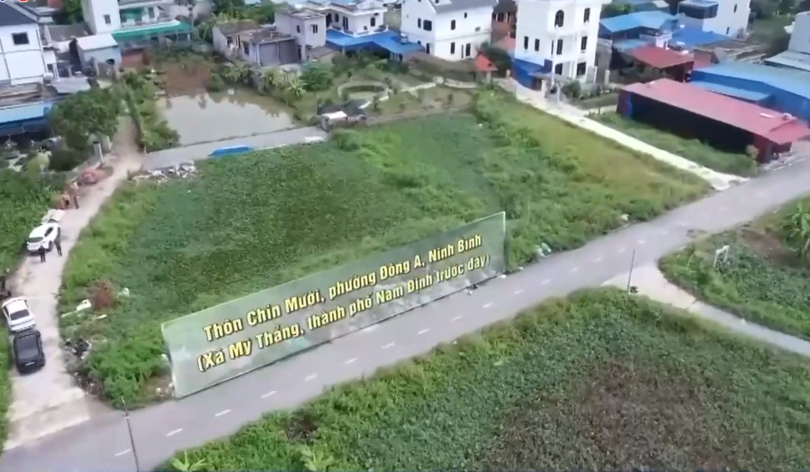 Khu đất đấu giá bị thao túng. Ảnh VTV