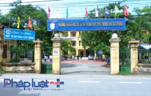 Trường THCS&amp;THPT Hai Bà Trưng (Ảnh: Đào Tấn)