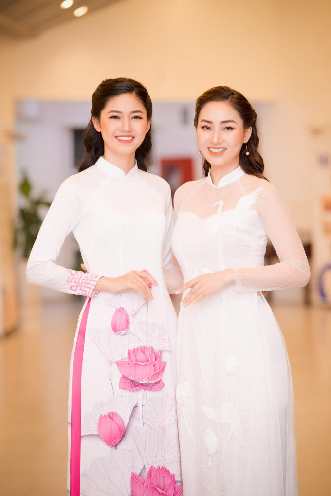 Á hậu Thanh Tú và Á hậu Trà My.