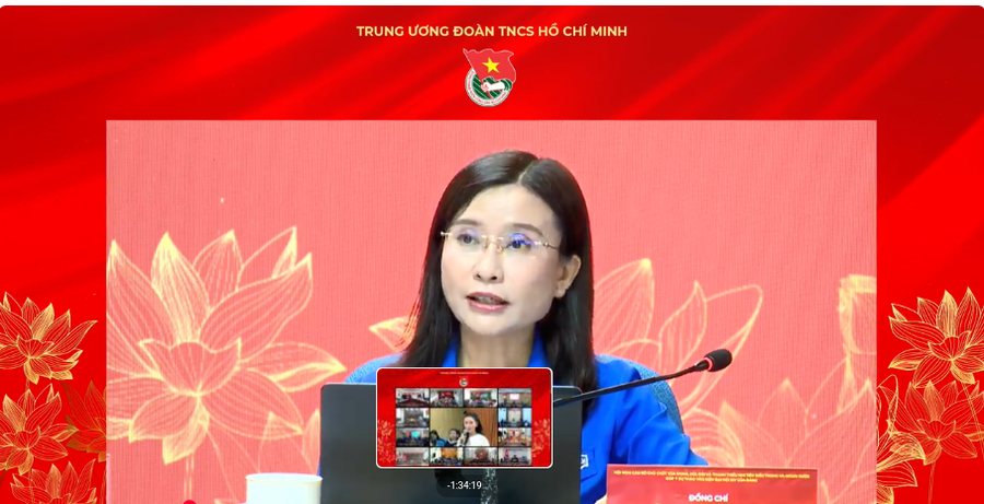 Bí thư Nguyễn Phạm Duy Trang chia sẻ tại hội nghị.