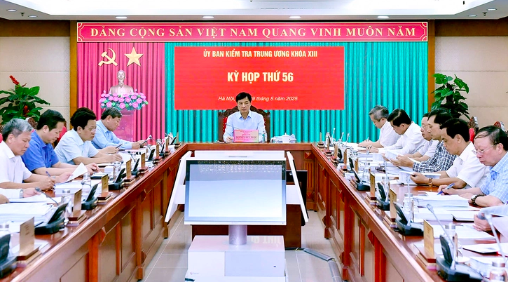 Quang cảnh phiên họp của Ủy ban Kiểm tra Trung ương - Ảnh: UBKT Trung ương
