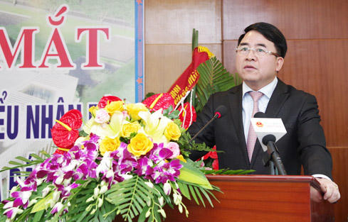 Phó Chủ tịch UBND TP Hải Phòng Lê Khắc Nam phát biểu tại lễ khai trương - Ảnh: Duy Thông