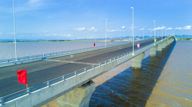 Sẽ thông xe cầu vượt biển dài nhất Việt Nam vào ngày Quốc khánh.