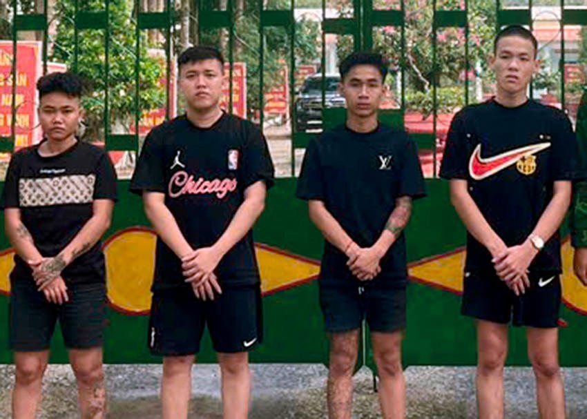 4 đối tượng nhập cảnh trái phép do Đồn Biên phòng Tuyên Bình bắt giữ